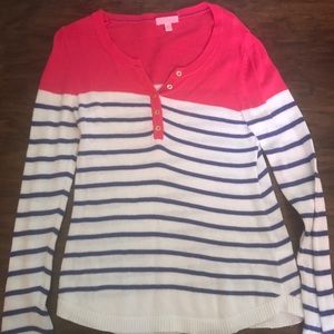 light lilly pulitzer striped sweater